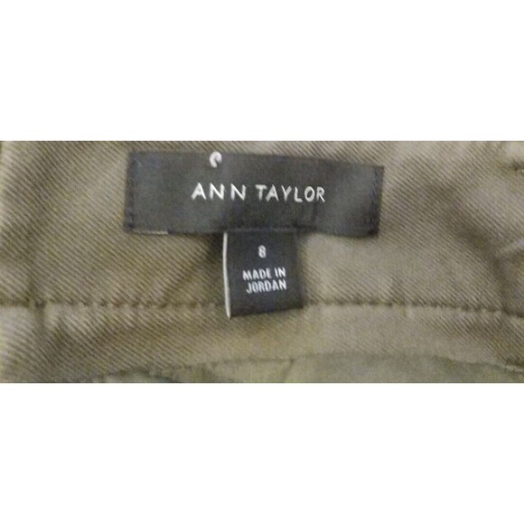 Ann Taylor Olive Green Pencil Skirt Size 8 Front pockets Lined - Picture 5 of 5